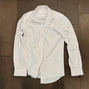 Vitarelli Italy Slim Fit White Dress Shirt, Size 14.5 / 32-33